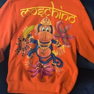 Authentic Moschino Monkey Hoodie Sweatshirt